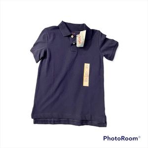 Cat and Jack Boy’s Navy Polo Short Sleeve Shirt| Size: S 6/7